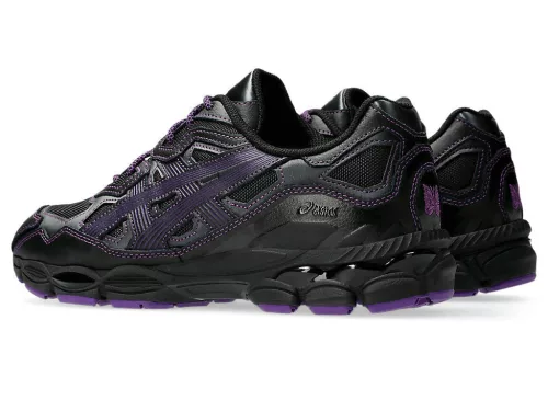 ASICS Gel-NYC Needles Black Purple alacsony szárú sneaker – termékfotó, oldalnézet