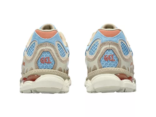 ASICS Gel-NYC Harbor Blue Wood Crepe alacsony szárú sneaker – termékfotó, oldalnézet