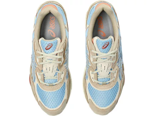 ASICS Gel-NYC Harbor Blue Wood Crepe alacsony szárú sneaker – termékfotó, oldalnézet