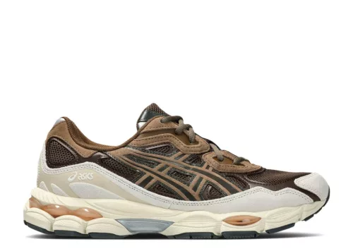 ASICS Gel NYC Brown Storm Black Coffee férfi alacsony szárú utcai sneaker barna
