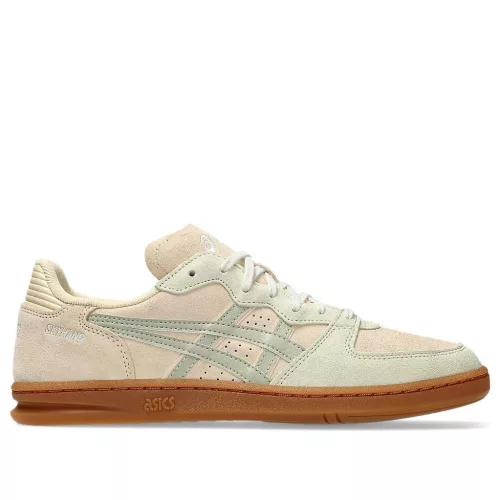 ASICS Skyhand OG Marzipan Dried Leaf Green alacsony szárú sneaker – termékfotó, oldalnézet