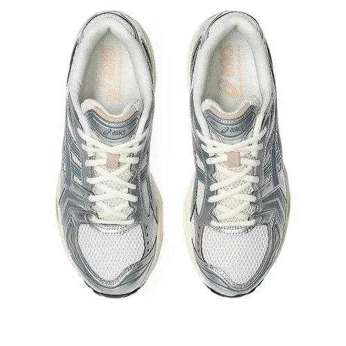 ASICS Gel-Kayano 14 Birch Pure Silver Teal Gold sneaker – termékfotó, oldalnézet