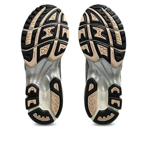 ASICS Gel-Kayano 14 Birch Pure Silver Teal Gold sneaker – termékfotó, oldalnézet