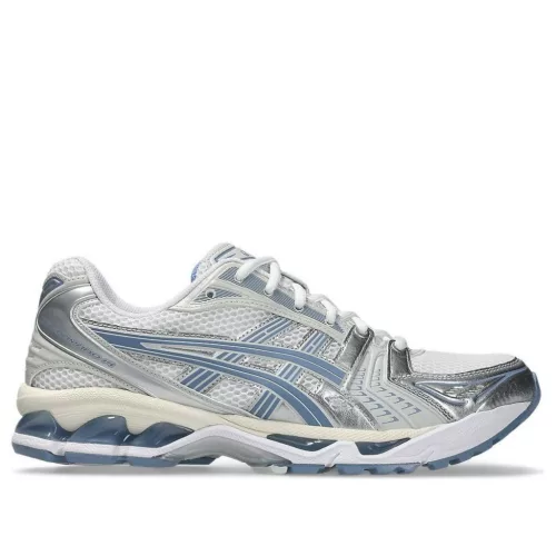 ASICS Gel-Kayano 14 White Light Navy alacsony szárú sneaker – termékfotó, oldalnézet