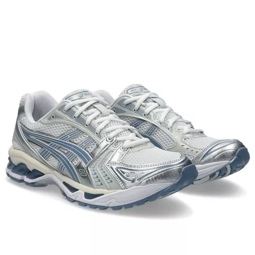 ASICS Gel-Kayano 14 White Light Navy alacsony szárú sneaker – termékfotó, oldalnézet