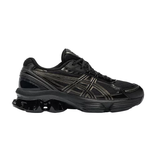 ASICS Gel-Kinetic Fluent Black Graphite Grey alacsony szárú sneaker – termékfotó, oldalnézet