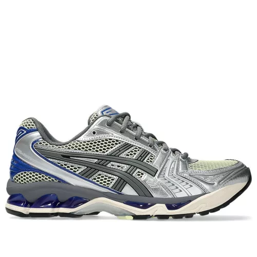 ASICS Gel-Kayano 14 Soft Yellow Asics Blue alacsony szárú sneaker – termékfotó, oldalnézet
