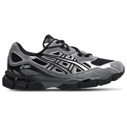 ASICS Gel-NYC Black Pure Silver Grey alacsony szárú sneaker – termékfotó, oldalnézet