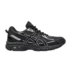 ASICS Gel-Venture 6 Black Pure Silver (GS) alacsony szárú sneaker – termékfotó, oldalnézet
