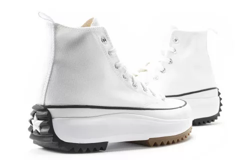 Converse Run Star Hike Hi White Black Gum magas szárú sneaker – termékfotó, oldalnézet