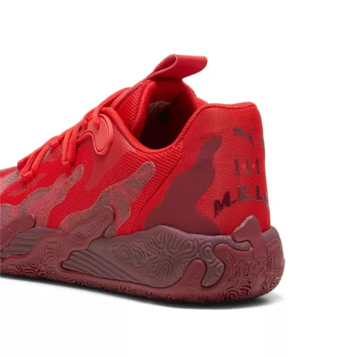 Puma LaMelo Ball MB.03 Lo TB Team Regal Red alacsony szárú sneaker – termékfotó, oldalnézet
