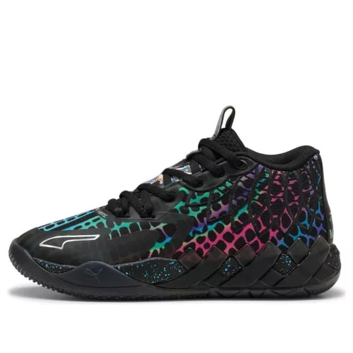 Puma LaMelo Ball MB.01 Teenage Mutant Ninja Turtles Baxter Stockman alacsony szárú sneaker – termékfotó, oldalnézet