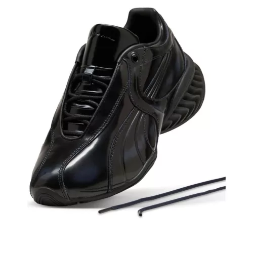 J.L-A.L x Cell Geo 1 Midnight Puma Black New Navy férfi alacsony szárú utcai sneaker fekete