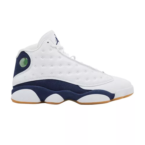 Jordan 13 Retro Midnight Navy férfi magas szárú kosárlabdacipő fehér sötétkék világosbarna