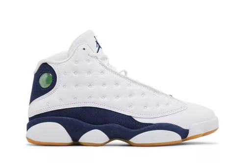 Jordan 13 Retro Midnight Navy férfi magas szárú kosárlabdacipő fehér sötétkék világosbarna