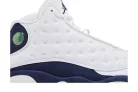 Jordan 13 Retro Midnight Navy férfi magas szárú kosárlabdacipő fehér sötétkék világosbarna