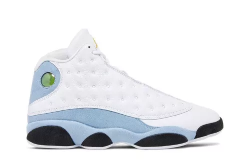 Jordan 13 Retro Blue Grey férfi magas szárú kosárlabdacipő fehér sárga szürke fekete