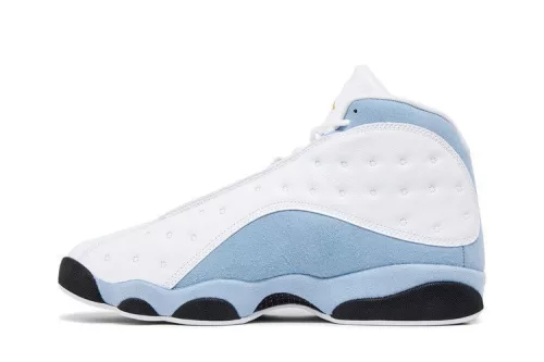 Jordan 13 Retro Blue Grey férfi magas szárú kosárlabdacipő fehér sárga szürke fekete