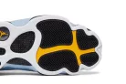 Jordan 13 Retro Blue Grey férfi magas szárú kosárlabdacipő fehér sárga szürke fekete