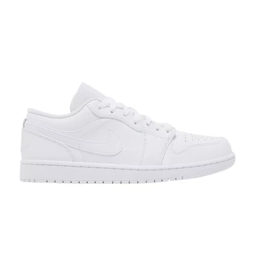 Jordan 1 Low Triple White alacsony szárú sneaker – termékfotó, oldalnézet