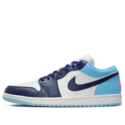 Jordan 1 Low Sail Blue Chill alacsony szárú sneaker – termékfotó, oldalnézet