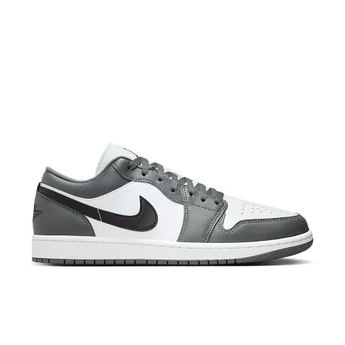 Jordan 1 Low Iron Grey alacsony szárú sneaker – termékfotó, oldalnézet
