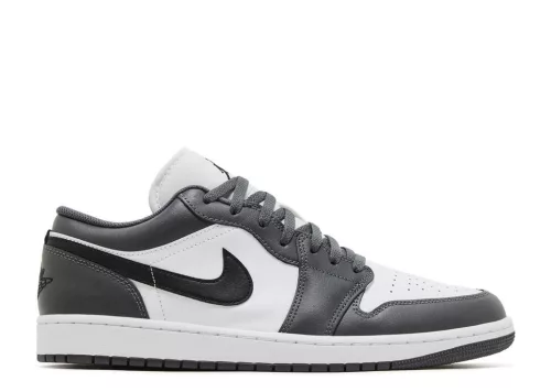 Jordan 1 Low Iron Grey alacsony szárú sneaker – termékfotó, oldalnézet