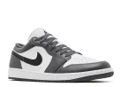 Jordan 1 Low Iron Grey alacsony szárú sneaker – termékfotó, oldalnézet