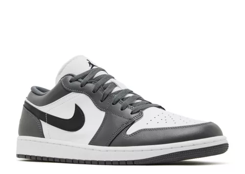 Jordan 1 Low Iron Grey alacsony szárú sneaker – termékfotó, oldalnézet
