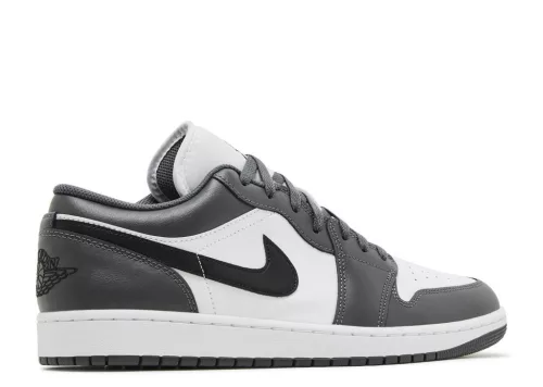 Jordan 1 Low Iron Grey alacsony szárú sneaker – termékfotó, oldalnézet