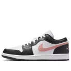 Jordan 1 Low Black Rust Pink alacsony szárú sneaker – termékfotó, oldalnézet