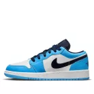 Jordan 1 Low UNC (GS) alacsony szárú sneaker – termékfotó, oldalnézet