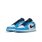 Jordan 1 Low UNC (GS) alacsony szárú sneaker – termékfotó, oldalnézet
