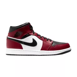 Jordan 1 Mid Chicago Toe közepes szárú sneaker – termékfotó, oldalnézet