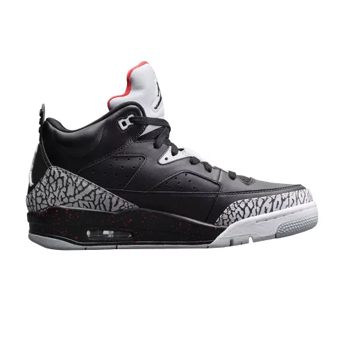 Air Jordan Son of Mars Low 'Black Cement' férfi alacsony szárú kosárlabdacipő fekete