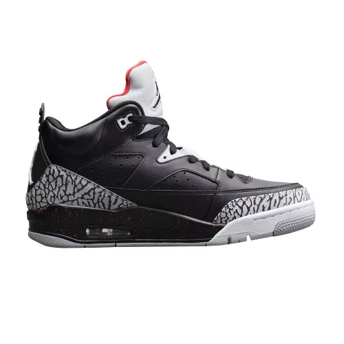 Air Jordan Son of Mars Low 'Black Cement' férfi alacsony szárú kosárlabdacipő fekete