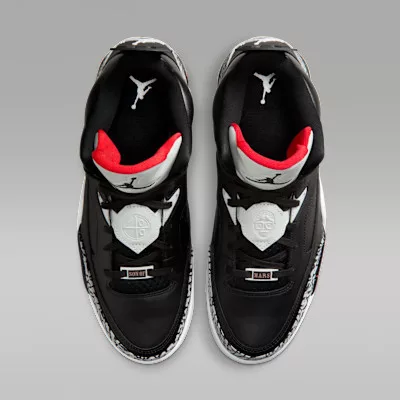 Air Jordan Son of Mars Low 'Black Cement' férfi alacsony szárú kosárlabdacipő fekete