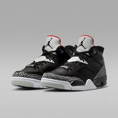 Air Jordan Son of Mars Low 'Black Cement' férfi alacsony szárú kosárlabdacipő fekete