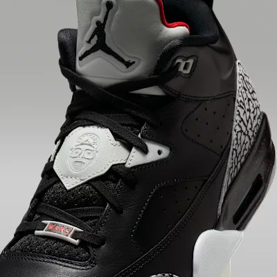 Air Jordan Son of Mars Low 'Black Cement' férfi alacsony szárú kosárlabdacipő fekete