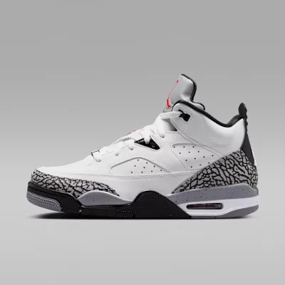 Air Jordan Son of Mars Low 'White Cement' férfi alacsony szárú utcai sneaker fehér