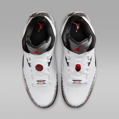 Air Jordan Son of Mars Low 'White Cement' férfi alacsony szárú utcai sneaker fehér