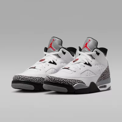 Air Jordan Son of Mars Low 'White Cement' férfi alacsony szárú utcai sneaker fehér