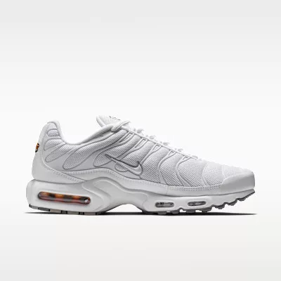 Nike Air Max Plus White férfi alacsony szárú utcai sneaker fehér