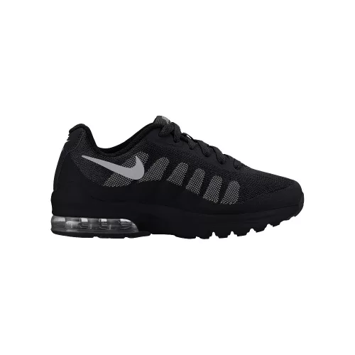 Nike Air Max Invigor Black (GS) gyerek alacsony szárú utcai sneaker fekete
