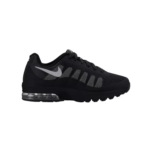 Nike Air Max Invigor Black (GS) gyerek alacsony szárú utcai sneaker fekete