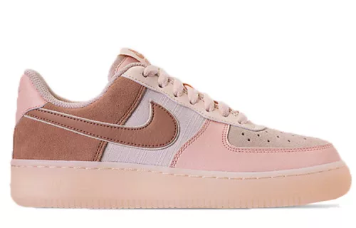 Wmns Air Force 1 '07 Low Premium 'Washed Coral' alacsony szárú sneaker – termékfotó, oldalnézet