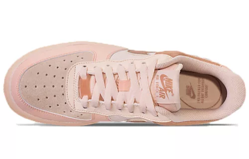 Wmns Air Force 1 '07 Low Premium 'Washed Coral' alacsony szárú sneaker – termékfotó, oldalnézet