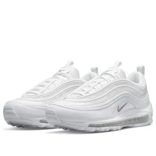 Nike Air Max 97 Triple White Wolf Grey alacsony szárú sneaker – termékfotó, oldalnézet
