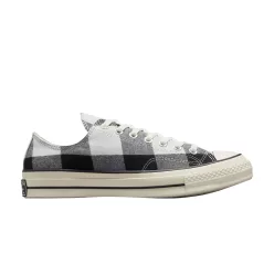 Beyond Retro x Converse Chuck 70 Low 'Upcycled Flannel' alacsony szárú sneaker – termékfotó, oldalnézet