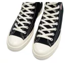 Converse Chuck Taylor All Star 70 Hi Comme des Garcons PLAY Single Heart Black magas szárú sneaker – termékfotó, oldalnézet